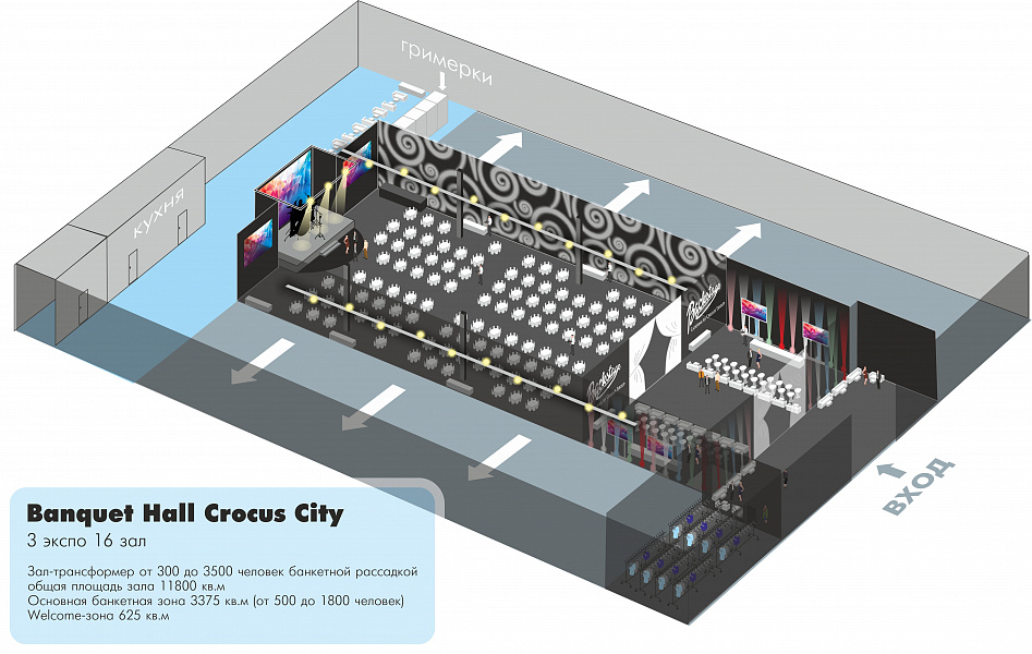 Большой банкетный зал Banquet Hall