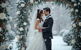 Тематические зимние свадьбы: впустите в свой праздник русский размах, скандинавский уют или зимнюю сказку!