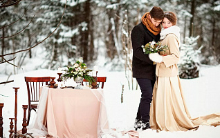 Февральская сказка: ТОП-7 идей для оформления зимней свадьбы